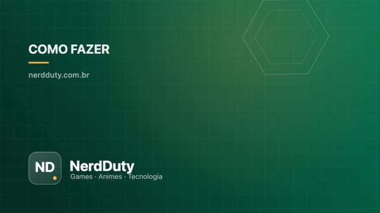 Capa ilustrativa do artigo “Como configurar dois monitores para jogar e trabalhar” — seção Como Fazer do NerdDuty