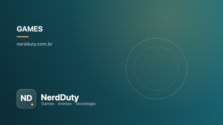 Capa ilustrativa do artigo “FPS, frametime e stutter: como medir desempenho no PC” — seção Games do NerdDuty