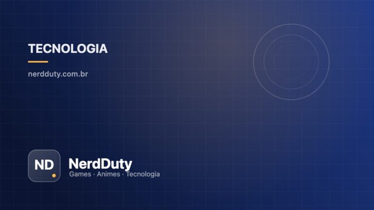 Capa ilustrativa do artigo “IA generativa na mesa de RPG: o que funciona e o que não funciona” — seção Tecnologia do NerdDuty